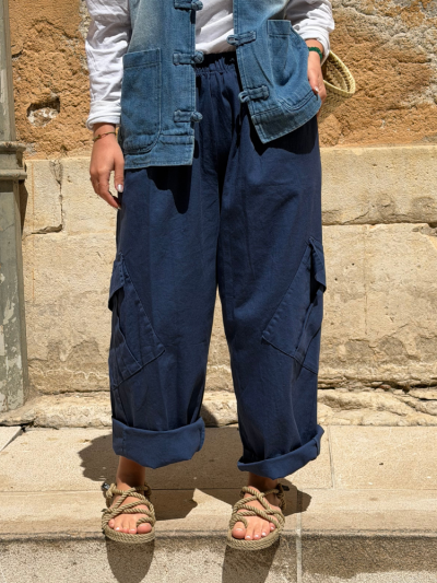 Pantalon SOLINE marine