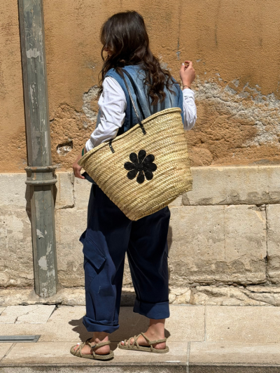 Panier HIPPIE noir 2