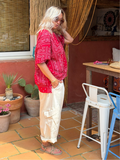 T-shirt BANDANA rouge 2