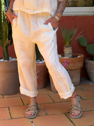Pantalon TAYA écru