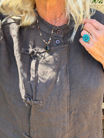 Blouse CAMILLE choco