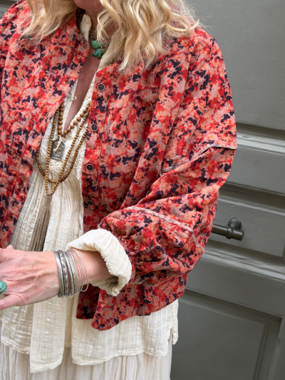 Blouse MARY à fleurs
