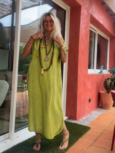 Robe ELSA vert frog