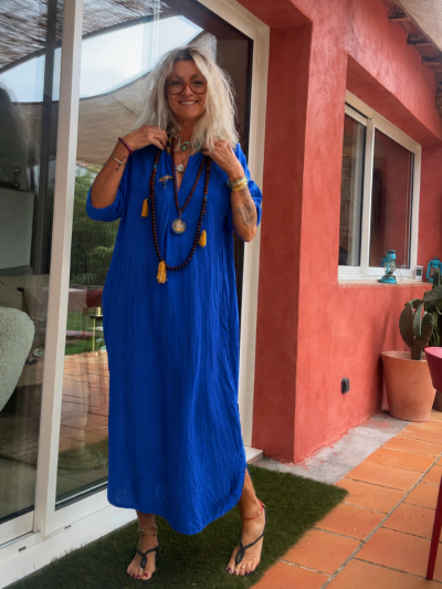 Robe ELSA bleu roi