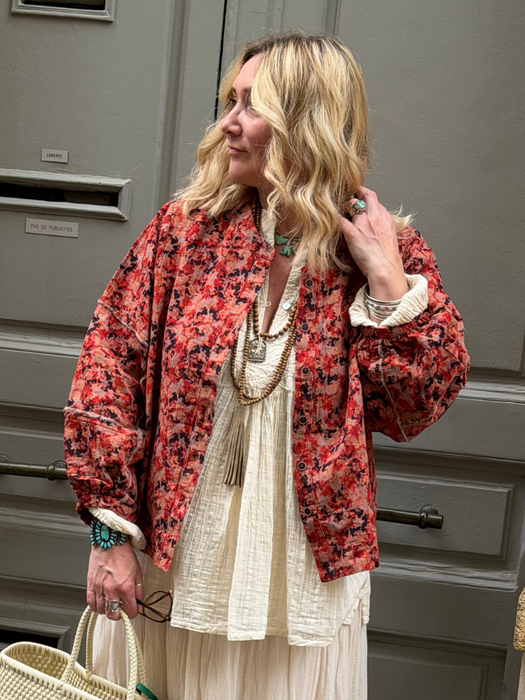 Blouse MARY à fleurs