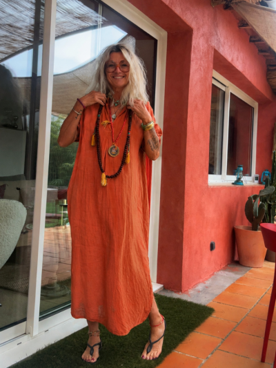 Robe ELSA terra-cotta