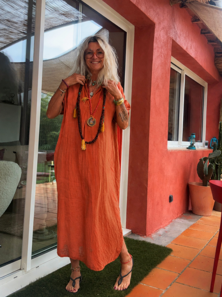 Robe ELSA terra-cotta