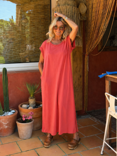 Robe HORTENSE corail