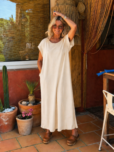 Robe HORTENSE écru