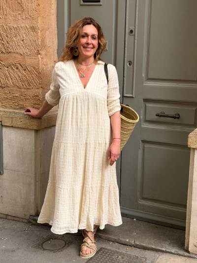 Robe IRON FIST écru