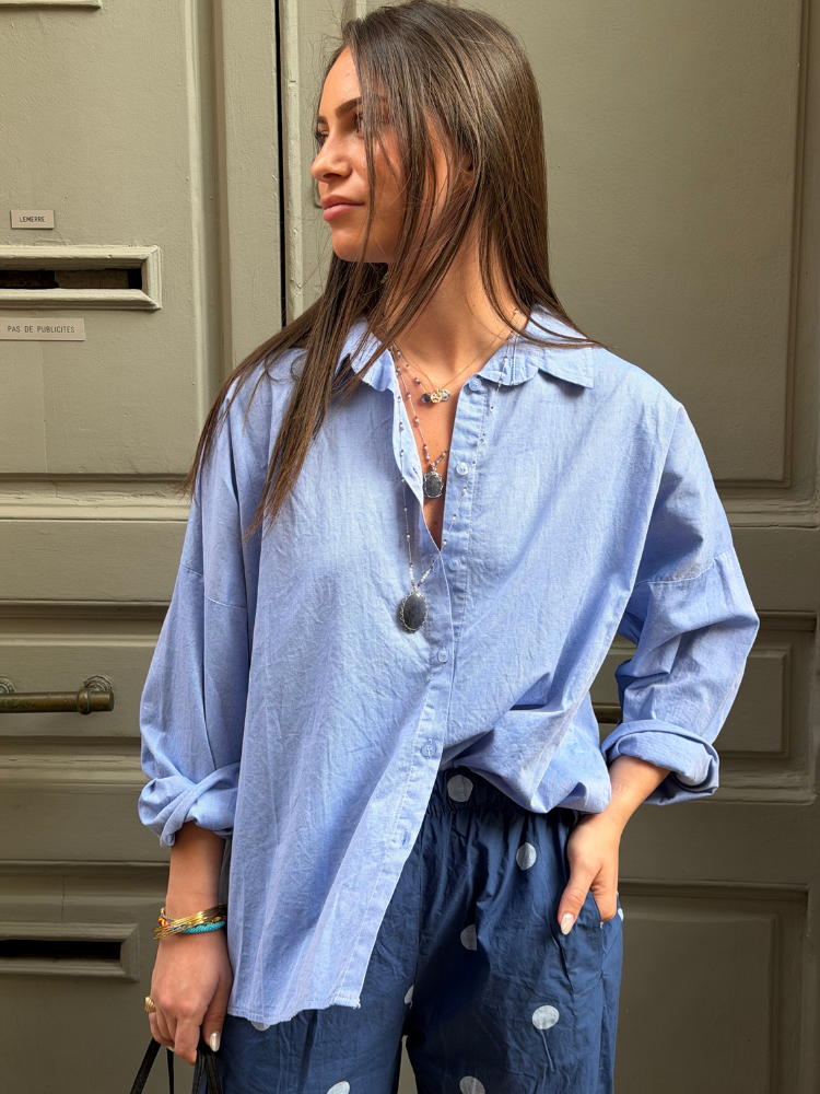 Chemise TULL bleu