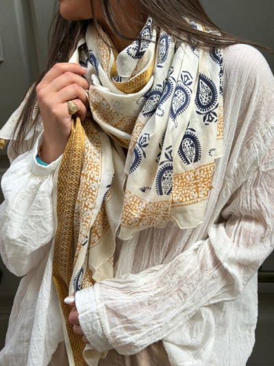 Foulard CLEM écru