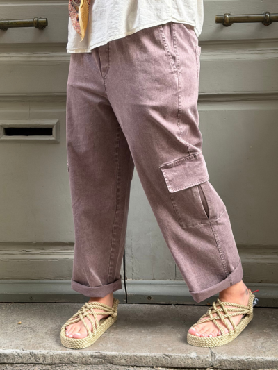 Pantalon ELIOT mauve