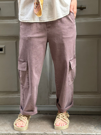 Pantalon ELIOT mauve