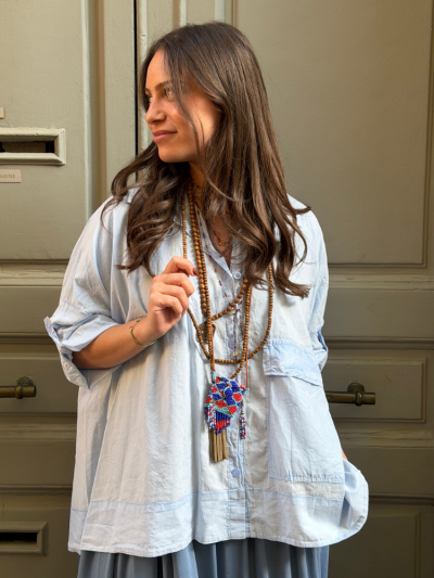 Chemise MIMI bleu
