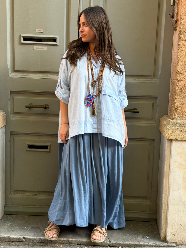 Chemise MIMI bleu
