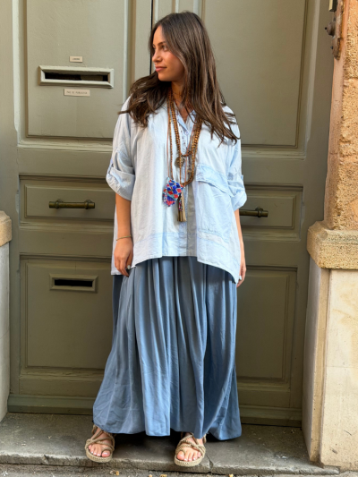 Chemise MIMI bleu