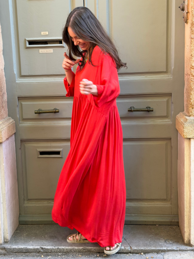 Robe PAOLA rouge