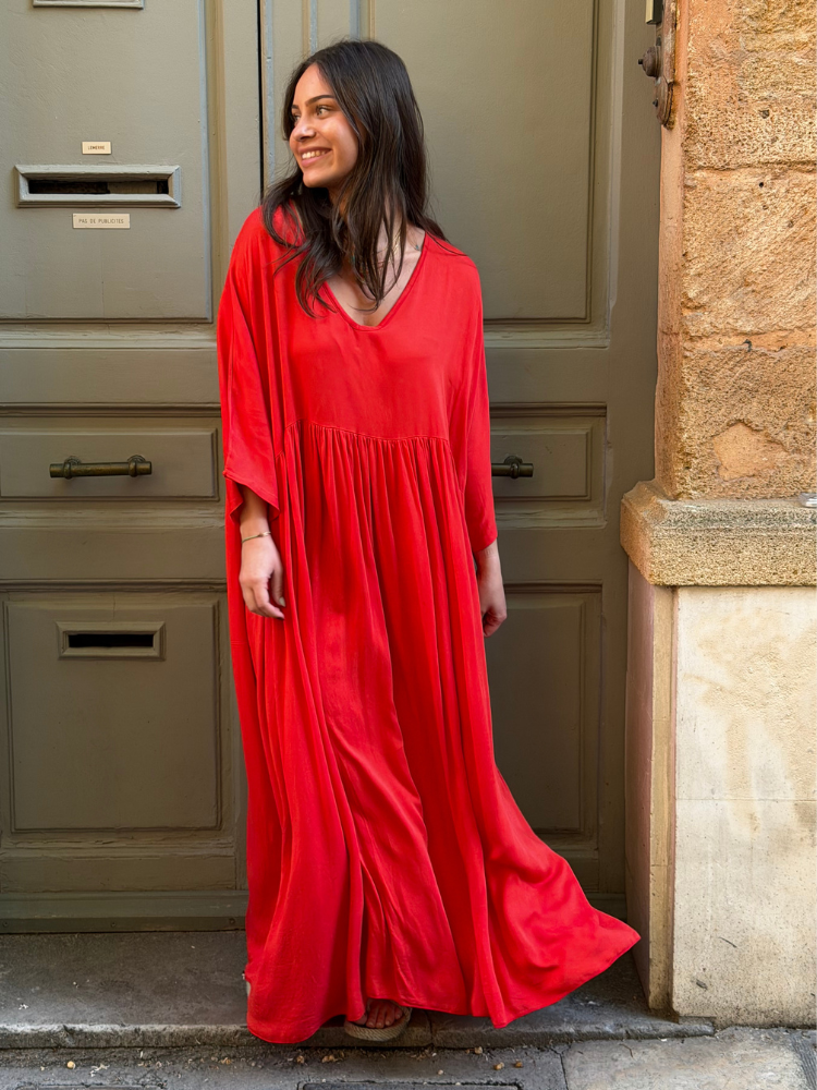 Robe PAOLA rouge