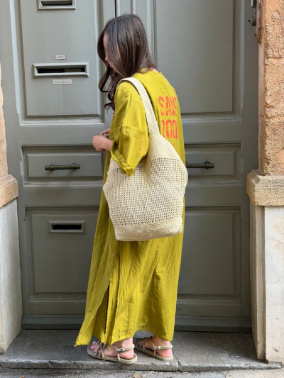 Robe COCCINELLEA vert frog