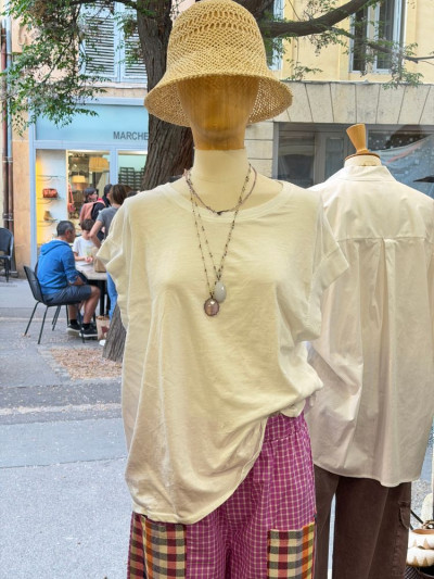 T-shirt AMBRE blanc