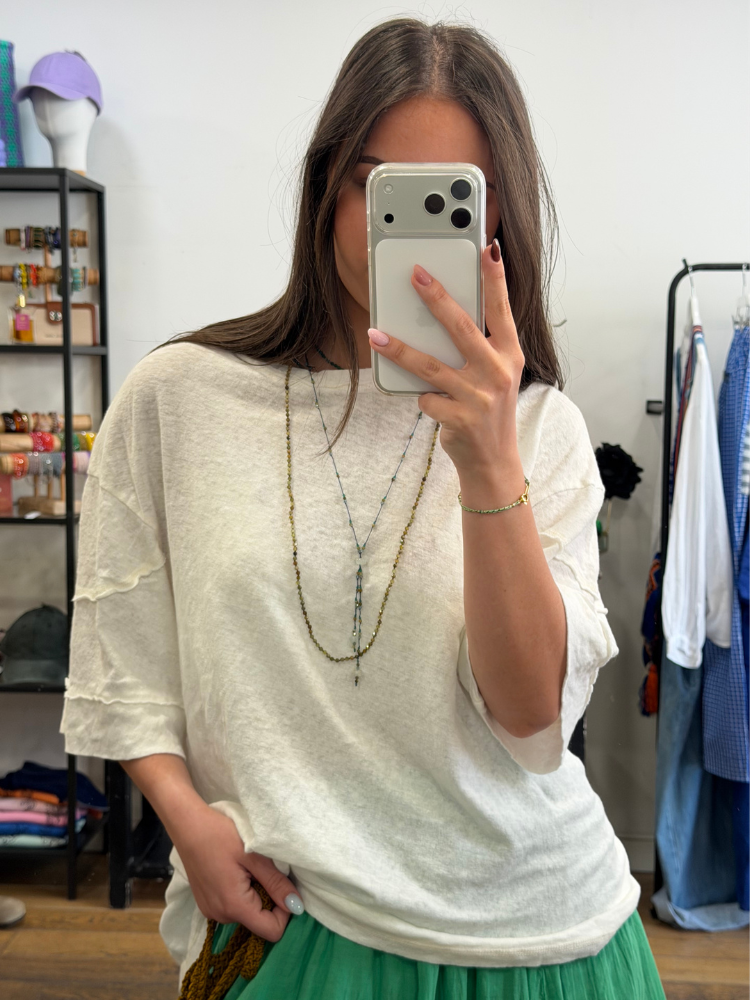 T-shirt PAVESE blanc