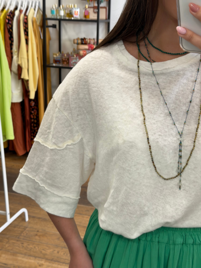 T-shirt PAVESE blanc