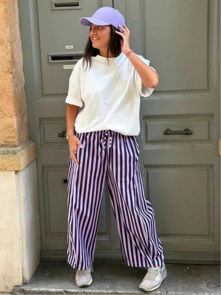 Casquette EMMA mauve