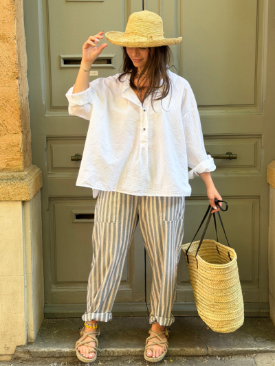 Blouse VIRGINIA blanc