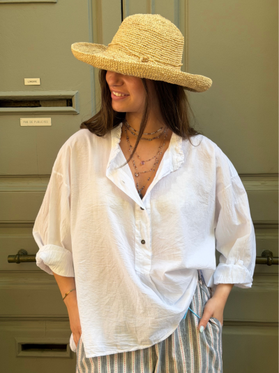 Blouse VIRGINIA blanc