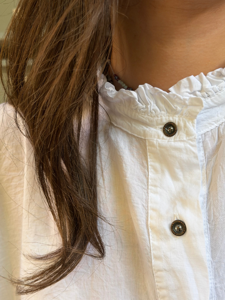 Blouse VIRGINIA blanc