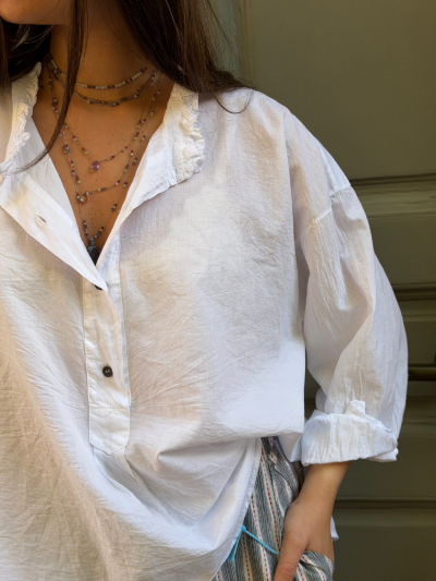 Blouse VIRGINIA blanc