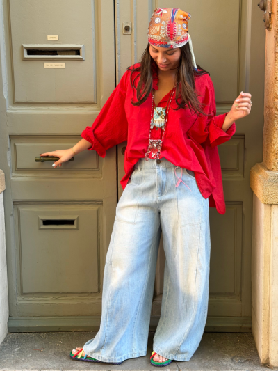 Blouse VIRGINIA rouge