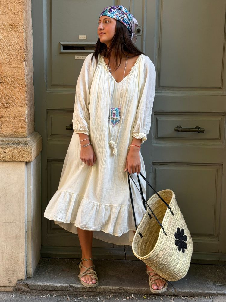 Robe AURIA écru