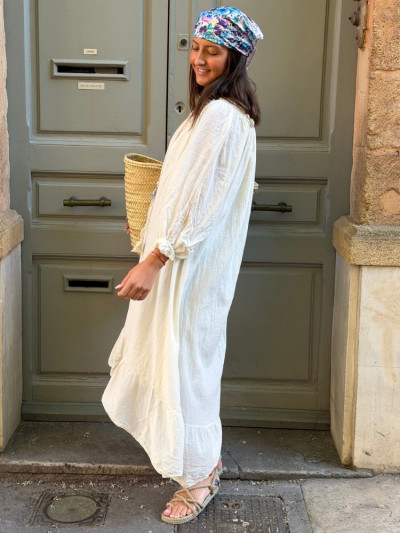 Robe AURIA écru