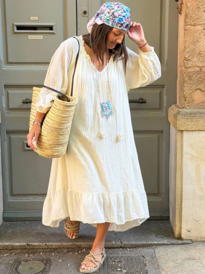 Robe AURIA écru