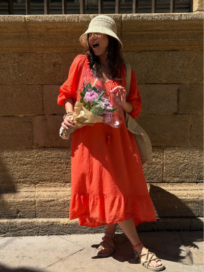 Robe AURIA corail