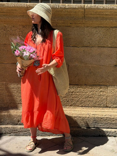 Robe AURIA corail