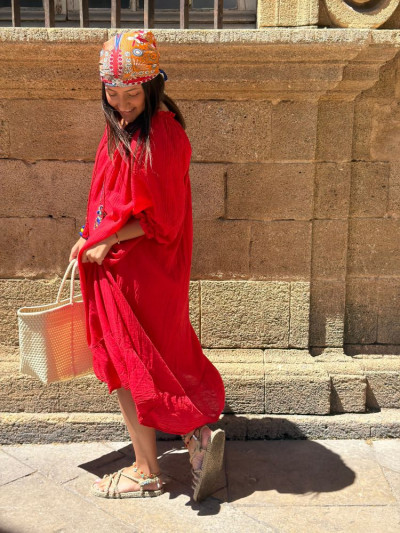 Robe AURIA rouge 2