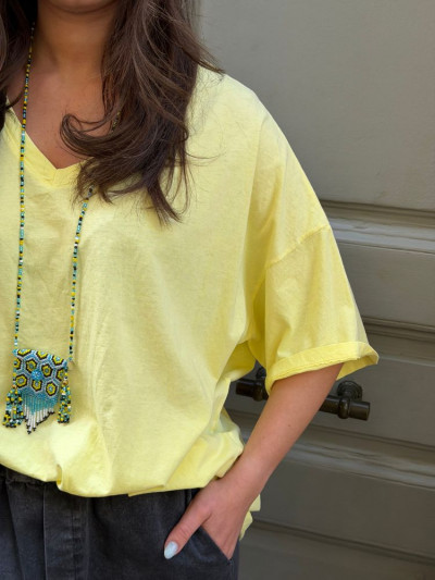 T-shirt TINA jaune clair