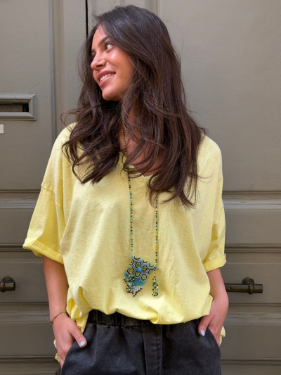 T-shirt TINA jaune clair