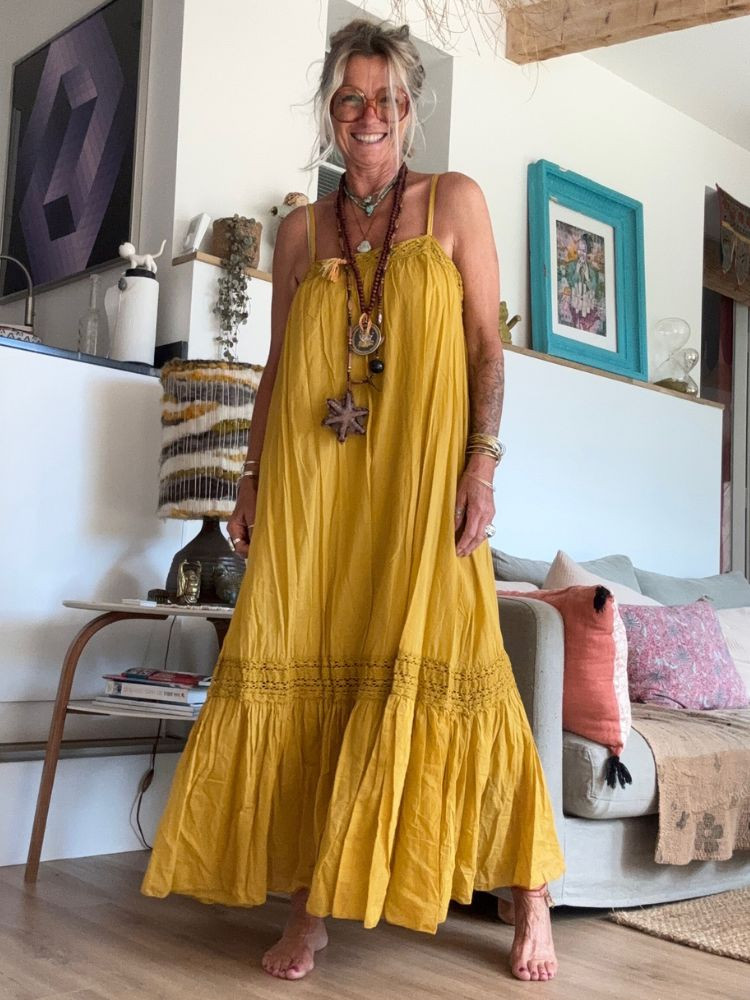 Robe SEMOLA safran
