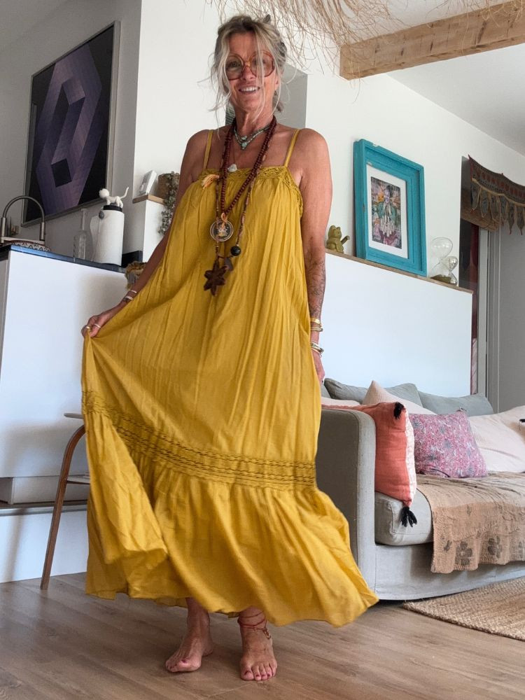 Robe SEMOLA safran