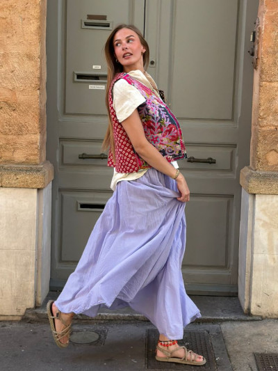Jupon DIANA lilas