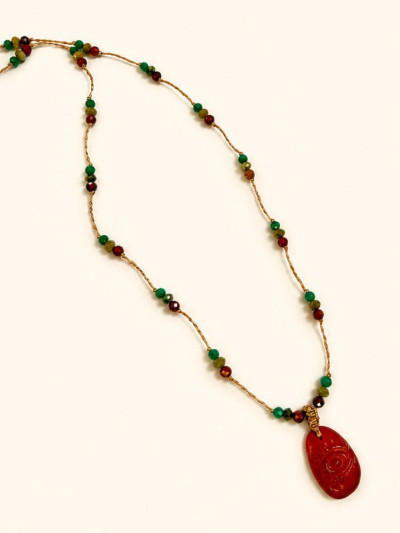 Collier JADE terracotta
