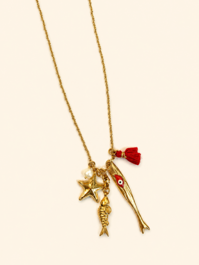 Collier ORSO rouge