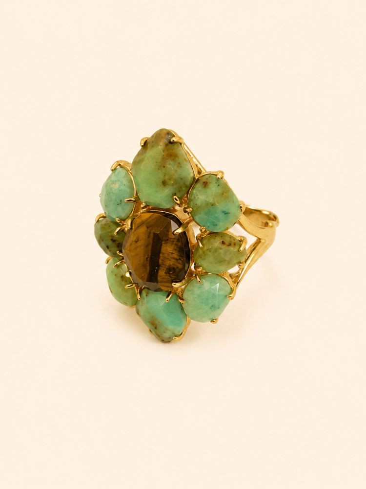 Bague FLEUR turquoise
