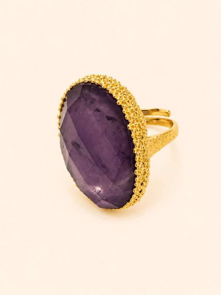 Bague GIA violet