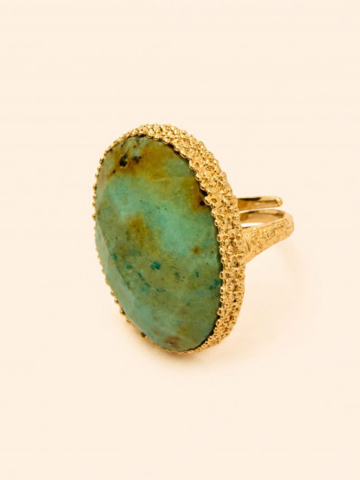 Bague GIA vert