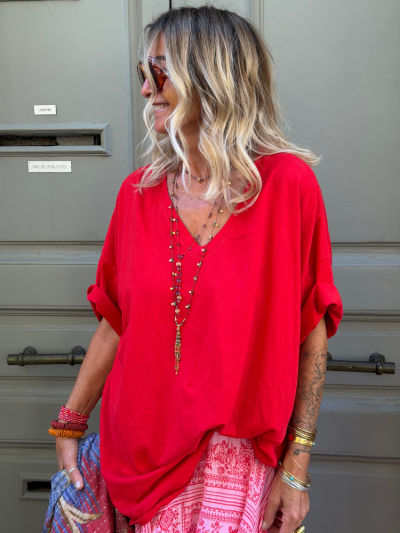 T-shirt TINA rouge